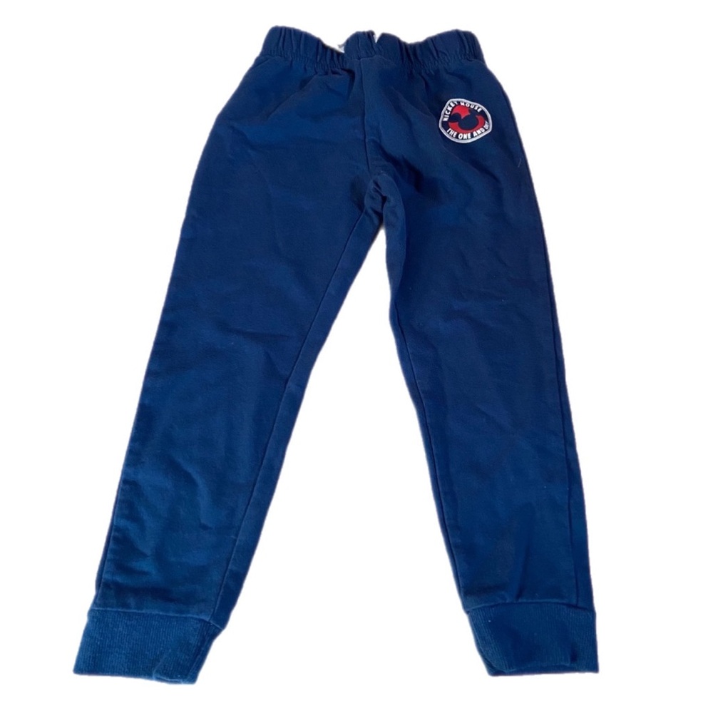 Disney Junior Mickey Mouse Toddler Joggers Sweatpants Unisex Blue Sz 4T Casual